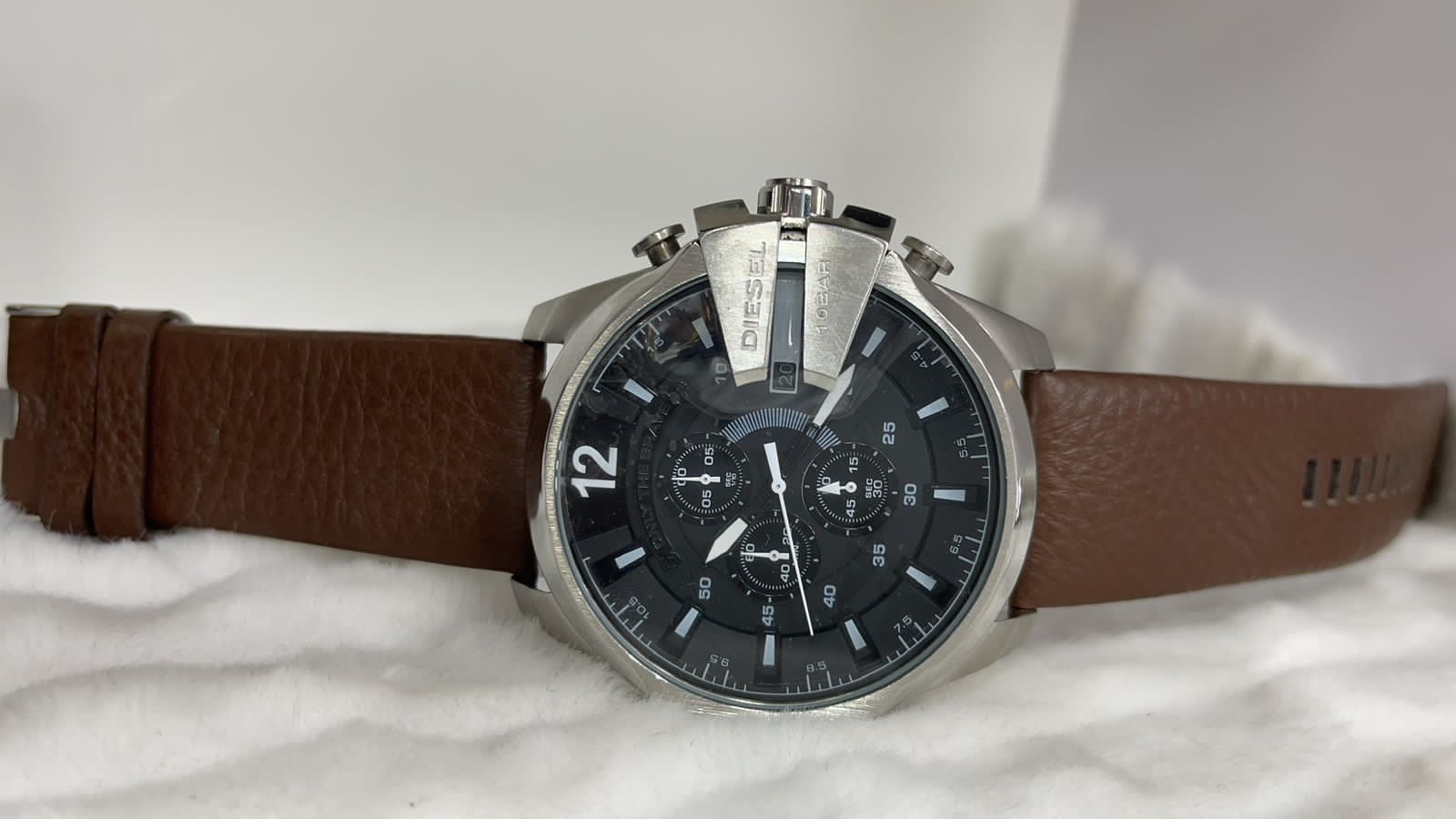 DIESEL 10 BAR PULSEIRA DE COURO — foto 3