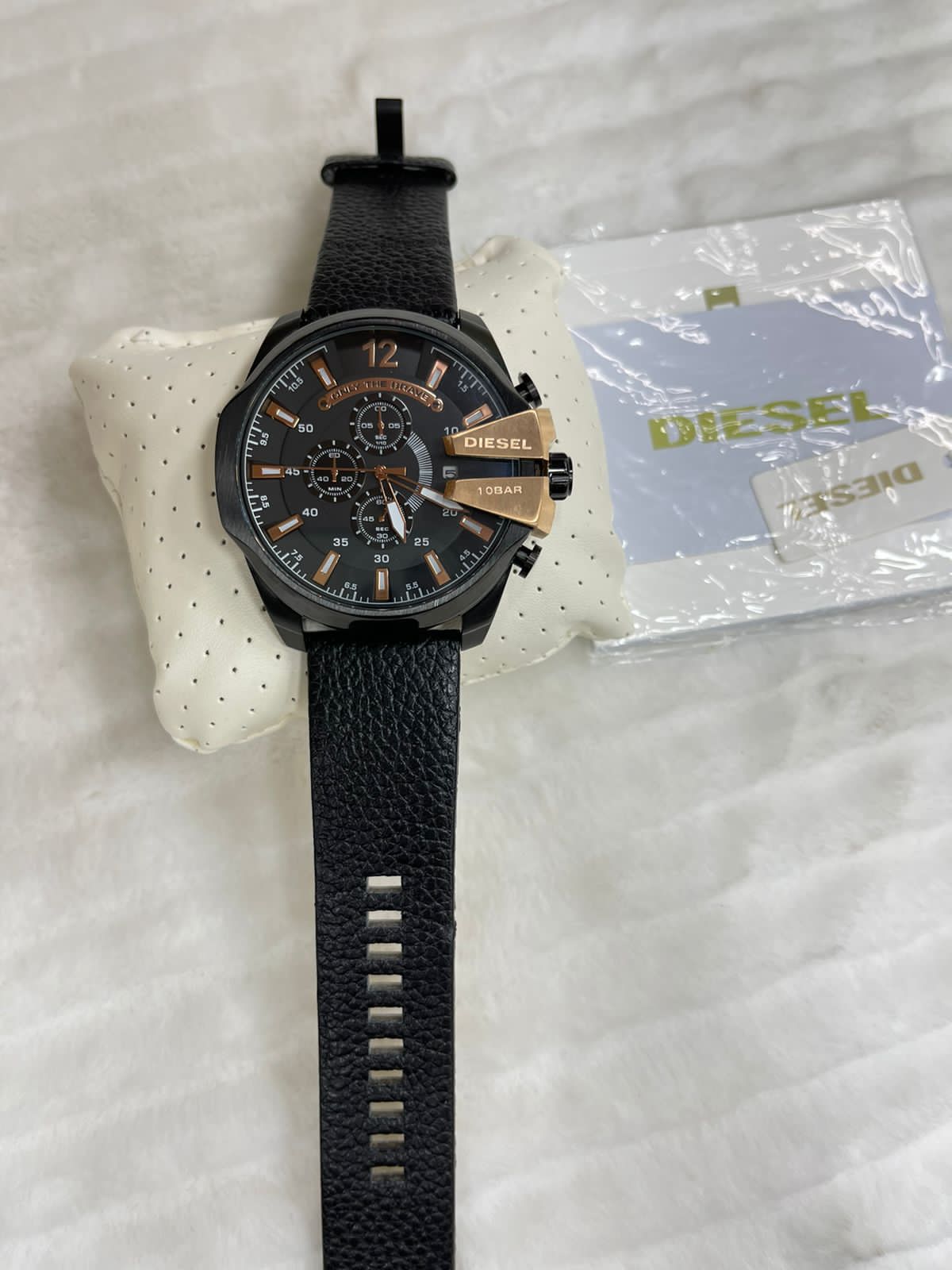 DIESEL 10 BAR PULSEIRA DE COURO — foto 4