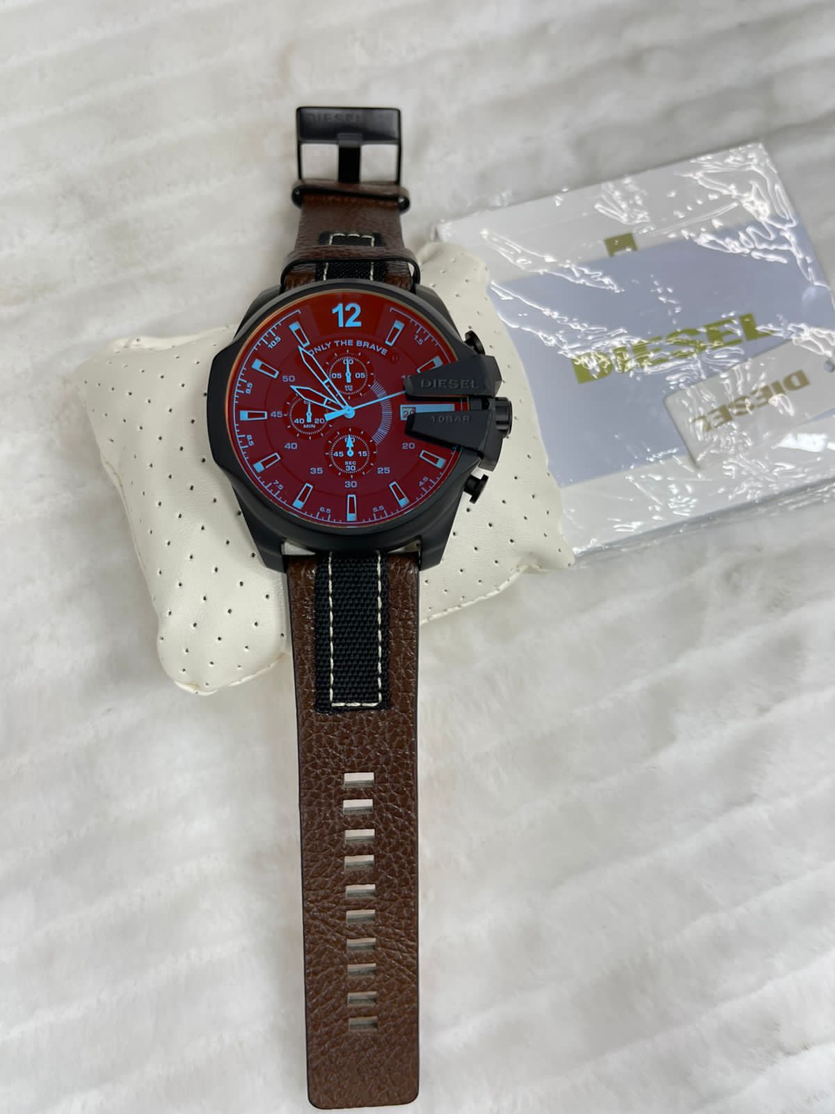 DIESEL 10 BAR PULSEIRA DE COURO — foto 7