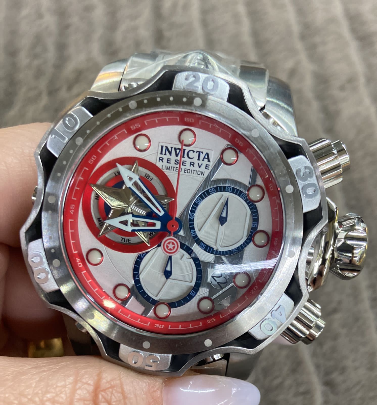 INVICTA BOLT CAPITÃO AMERICA