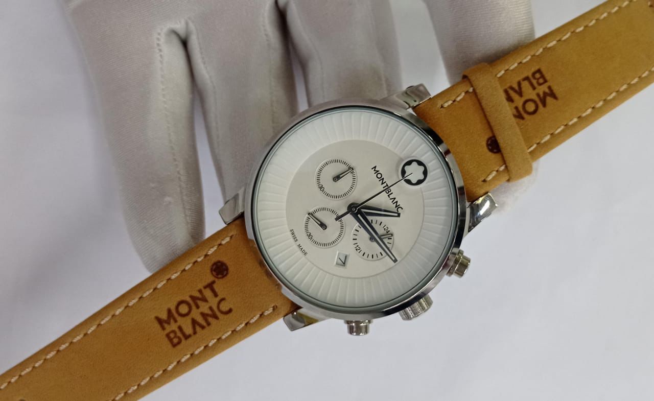 MONT BLANC PULSEIRA DE COURO — foto 2