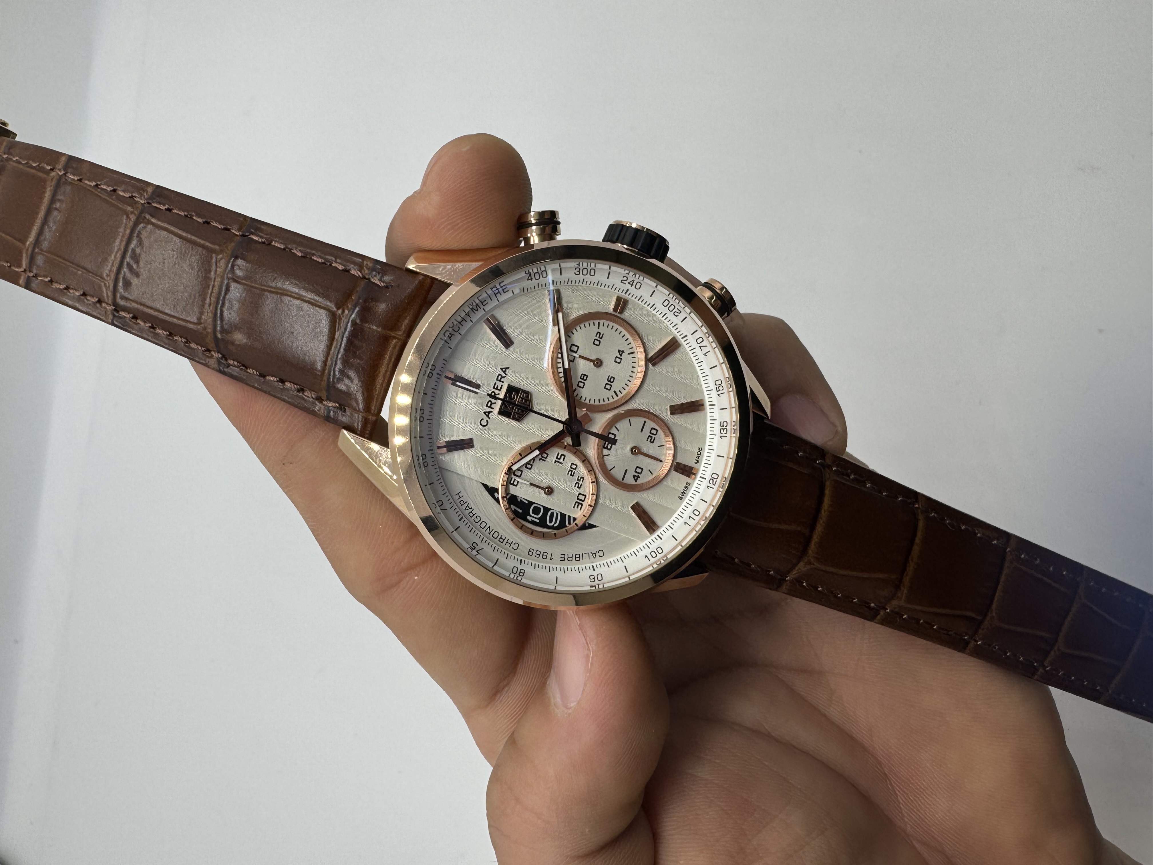 TAG HEUER CARRERA COURO — foto 3