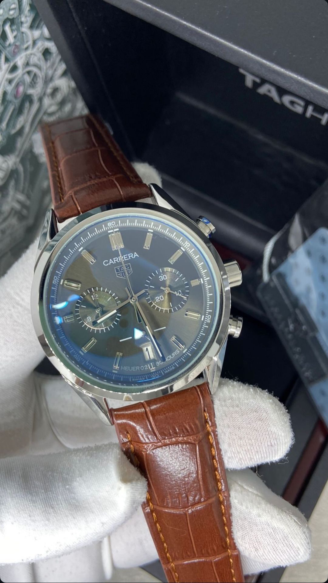 TAG HEUER CARRETA P. COURO — foto 2
