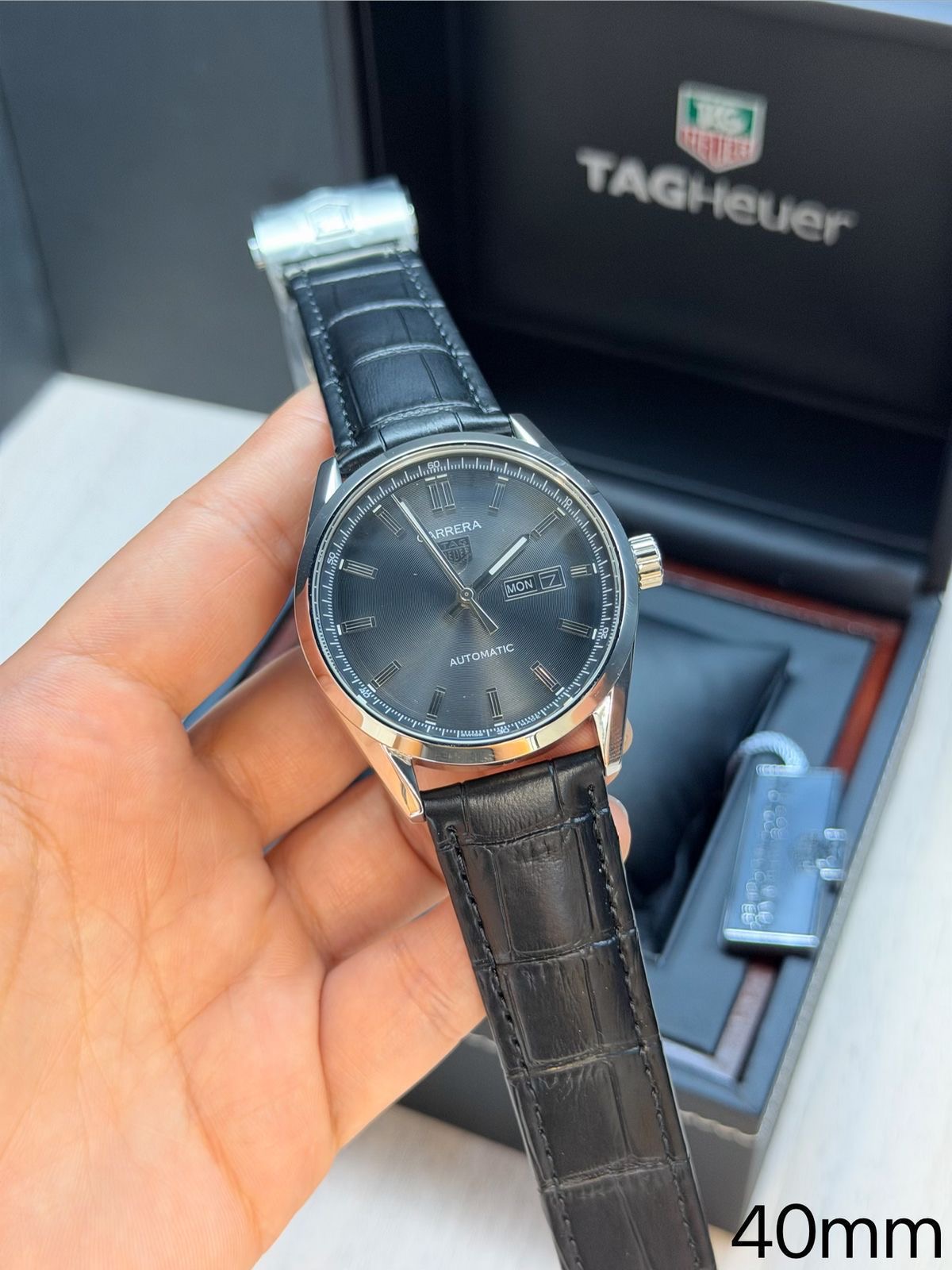 TAG HEUER CARRETA P. COURO — foto 3